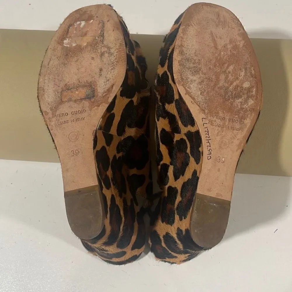 Lautre Chose Wedge Animal Print Shoes